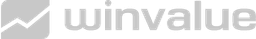 Das Bild zeigt das winvalue-Logo. Es besteht aus dem Schriftzug „winvalue“ und einem Symbol, das eine steigende Kurve darstellt, was auf Wertsteigerung und Optimierung hinweist. Das Design vermittelt eine professionelle und moderne Marke, die möglicherweise im Bereich Wertsteigerung, Datenanalyse oder Beratung tätig ist. Das Logo symbolisiert ein Unternehmen, das sich auf den Erfolg und die kontinuierliche Verbesserung seiner Kunden fokussiert.