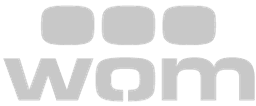 Das Bild zeigt das wom-Logo. Es besteht aus den Buchstaben „wom“ in einer modernen und minimalistischen Schriftart. Das Design ist klar und einfach, was auf eine effiziente, technologieorientierte Marke hindeutet. Es könnte sich um ein Unternehmen handeln, das auf digitale Lösungen, Software oder innovative Dienstleistungen spezialisiert ist, wobei das Logo eine moderne und benutzerfreundliche Identität vermittelt.