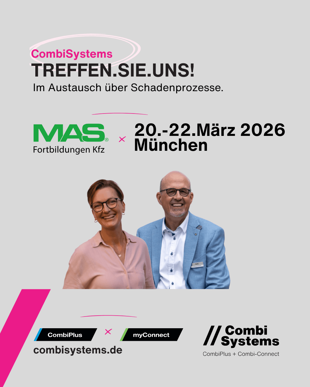 Das CombiTeam ist bei der MAS-Tagung vom 20-22. März 2026 in München